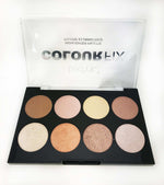 Technic Color Fix Highlighter Palette - Brown Nude Yellow Pink