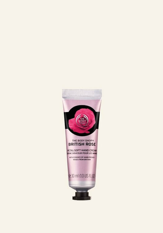 The Body Shop British Rose Petal-Soft Hand Cream 30ml