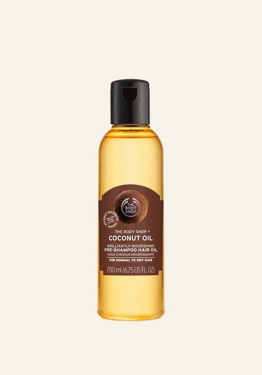The Body Shop Coconut Oil Brilliantly Nourishing Pre-Shampoo Hair Oil 200ml