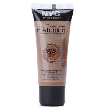 NYC Skin Matching Foundation 695 Cocoa Light