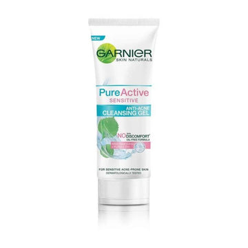 Garnier Skin Naturals Pure Active Sensitive Anti Acne Cleansing Gel 100ml