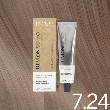 Revlon Professional Revlonissimo Color Sublime 7.24 Medium Iridescent Chestnut Blonde 75ml