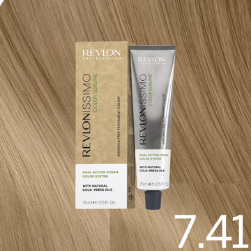 Revlon Professional Revlonissimo Color Sublime 7.41 Medium Chestnut Ash Blonde 75ml