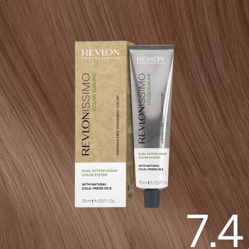 Revlon Professional Revlonissimo Color Sublime 7.4 Medium Copper Blonde 75ml
