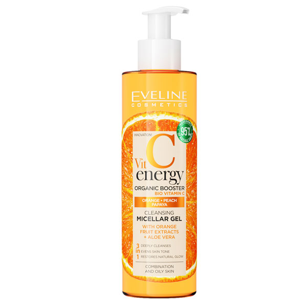 Eveline Bio Vitamin C Face Wash Gel Orange+Peach+Papaya