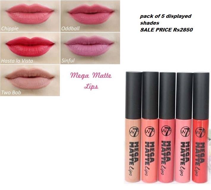 W7 Mega Matte Lips