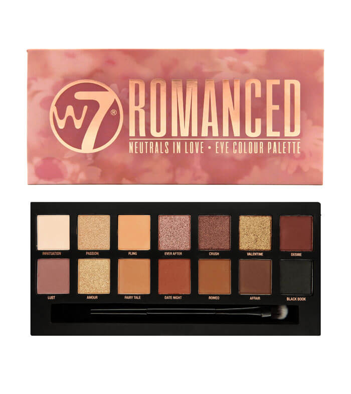 W7 - Romanced Eyeshadow palette