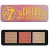 W7 The Cheeky Trio Bronzer Blusher Highlighter Palette