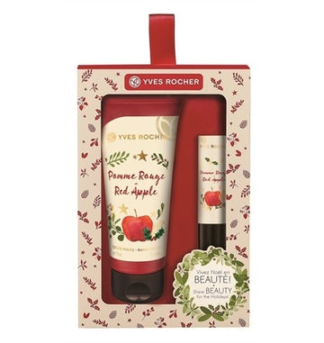 Yves Rocher  Hand Cream and Nourishing Lip Balm Red Apple Scent
