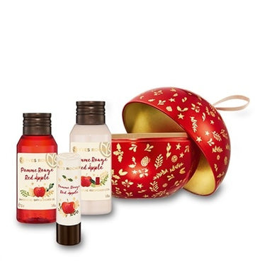 Yves Rocher Hand Cream and Nourishing Lip Balm Box Set - Red Apple Scent