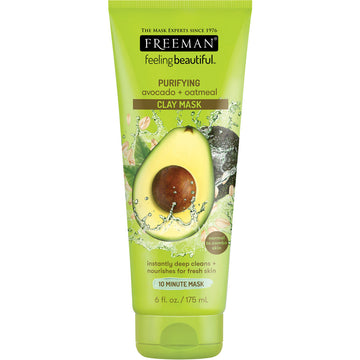 Freeman Purifying Avocado & Oatmeal Clay Mask 175ml