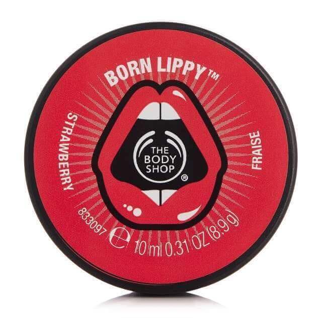 The Body Shop  Born Lippy Pot Lip Balm Strawberry