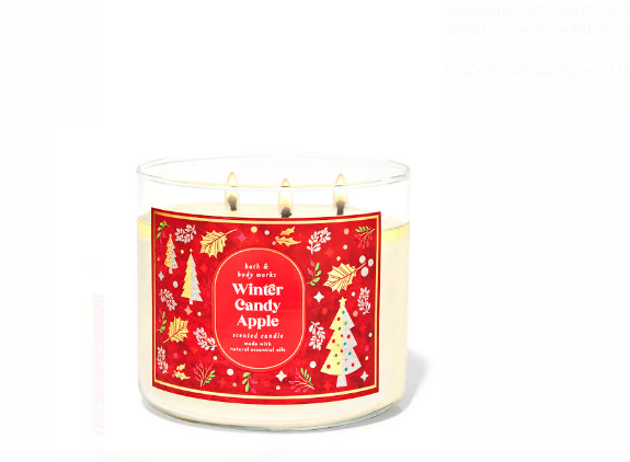 Bath & Body Works Winter Candy Apple 3-Wick Candle