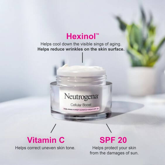 Neutrogena Cellular Boost Rejuvenating Night Renew Cream - 50ml