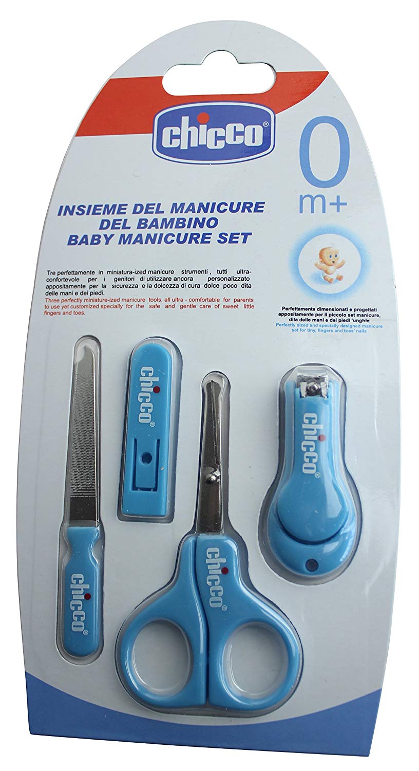 chicco baby manicure sets 0m+ blue