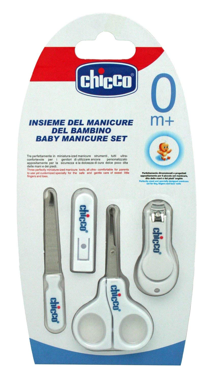 chicco baby manicure sets 0m+ white