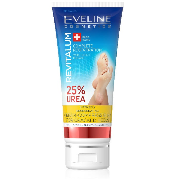 Eveline Expert Regenerating Cream Against Cracked Heel 25% Urea 100ml