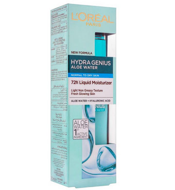 Loreal Paris Hydra Genius Aloe Water Normal To Dry Skin 70ml