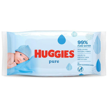 Huggies Wipes Pure 56 Wipes