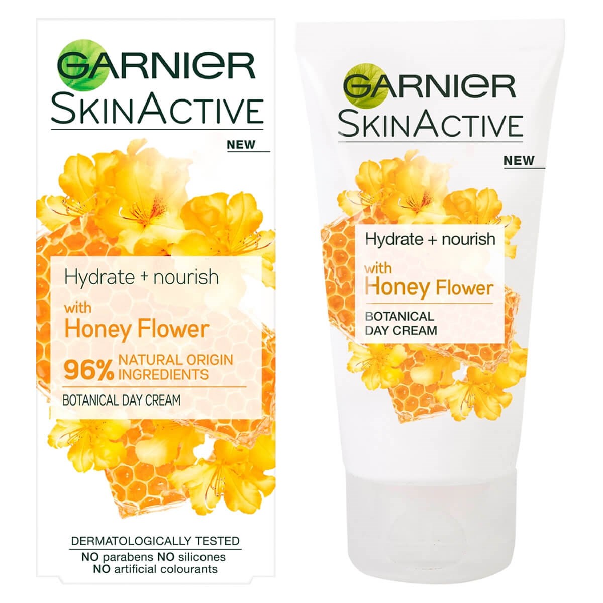 Garnier SkinActive Natural Honey Flower Moisturiser Dry Skin 50ml