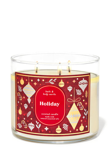 Bath & Body Works Holiday 3-Wick Candle