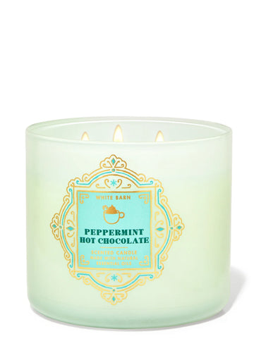 Bath and Body Works Peppermint Hot Chocolate 3-Wick Candle