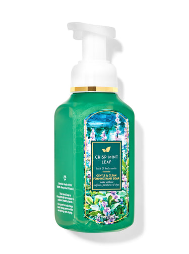 Bath &  Body Works Crisp Mint Leaf Gentle & Clean Foaming Hand Soap 259ml
