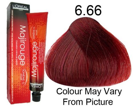LOreal Professionnel Majirouge  6.66 Dark Red Blonde 50ml