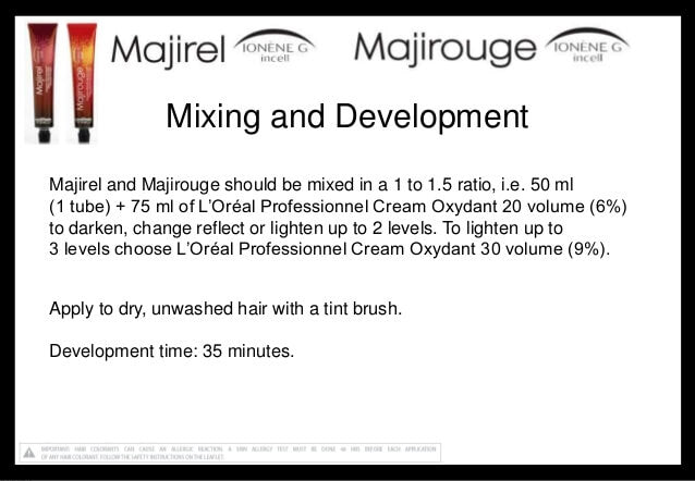 Loreal Professionnel Majirouge 4.65 Brown Red Acajou 50ml