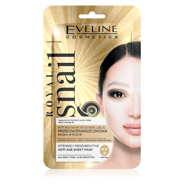 Eveline Royal Snail Anti Age Face Sheet Mask