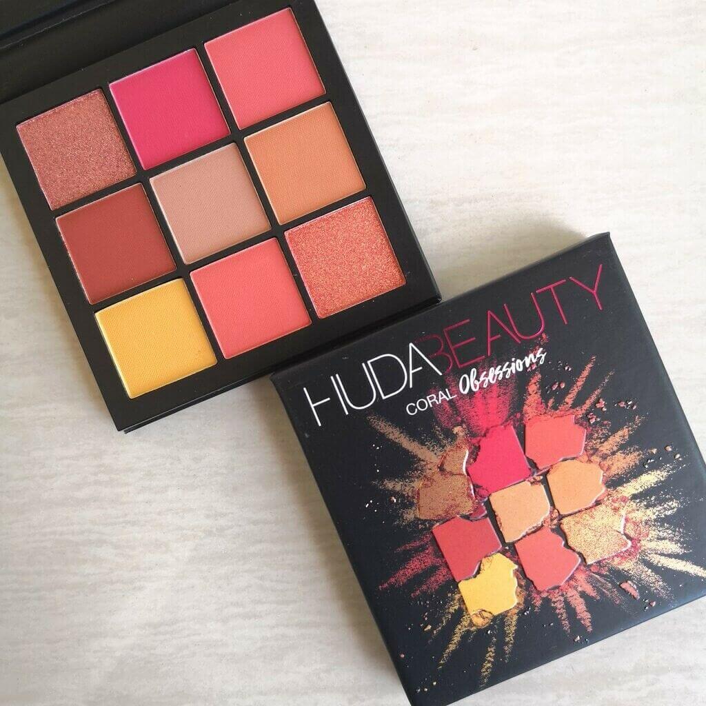 Huda Beauty - Obsessions Eyeshadow Palette Shade (Coral)