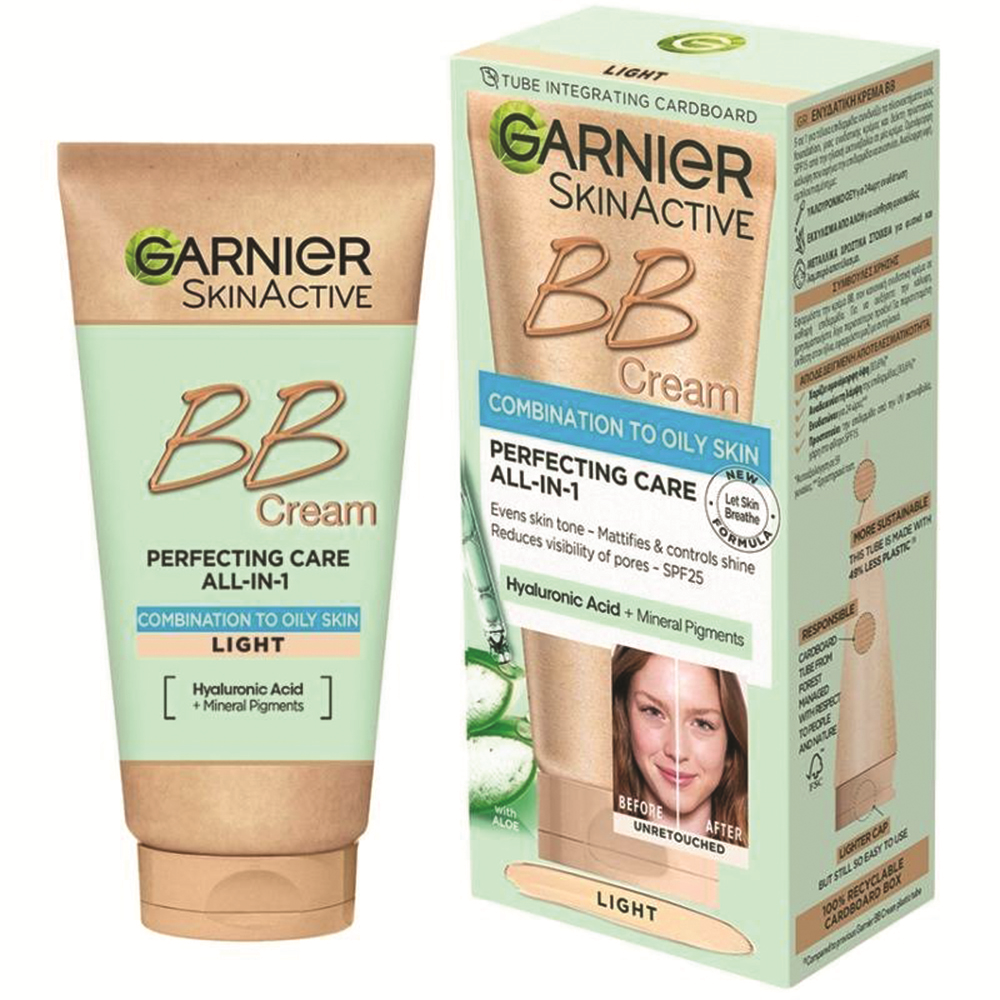 Garnier Skin Active Combination To Oily Skin Hyaluronic Acid Aloe All In 1 BB Cream 50ml