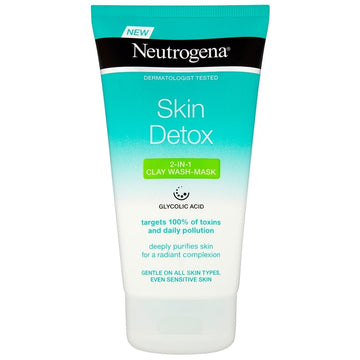 Neutrogena Skin Detox 2 In 1 Clay Wash Mask 150ml