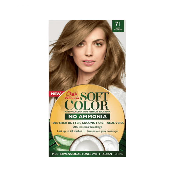 Wella Soft Color No Ammonia Hair Color 71 Ash Blonde