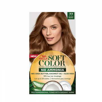 Wella Soft Color No Ammonia Hair Color 77 Golden Brown
