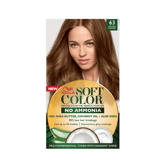 Wella Soft Color No Ammonia Hair Color 63 Golden Caramel