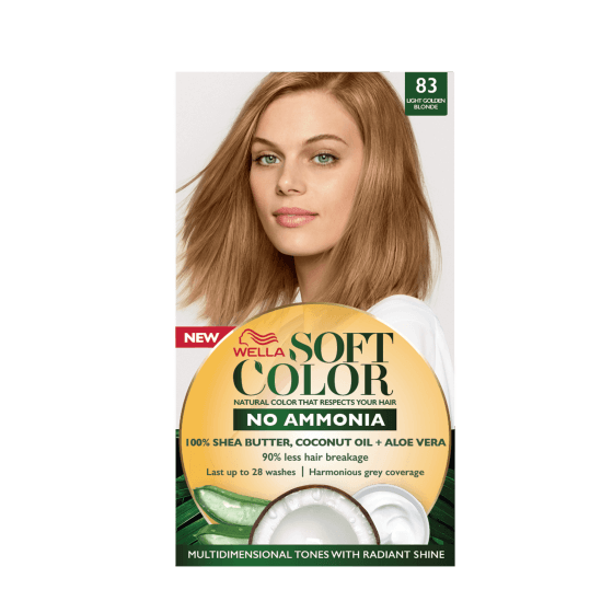 Wella Soft Color No Ammonia Hair Color 83 Light Golden Blonde