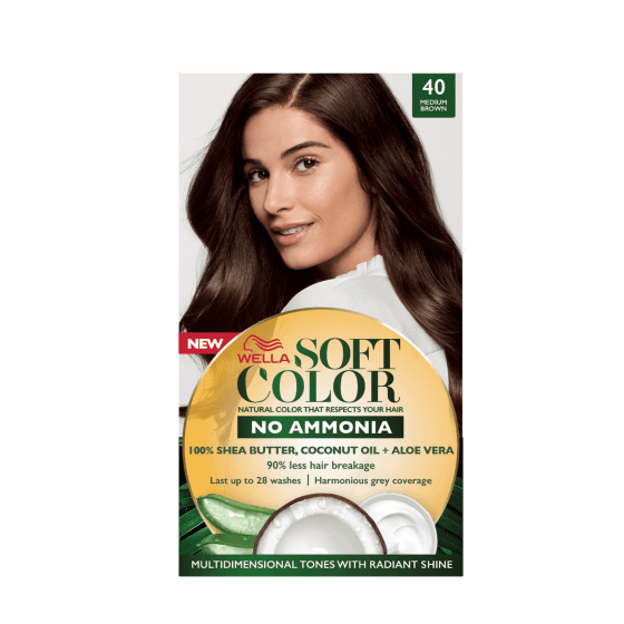 Wella Soft Color No Ammonia Hair Color 40 Medium Brown