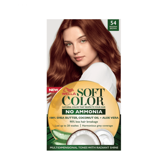 Wella Soft Color No Ammonia Hair Color 54 Reddish Brown